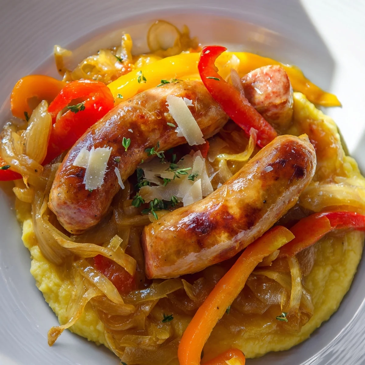 Herb Cozy Sausage Peppers