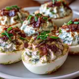 Bacon Ranch Deviled Eggs