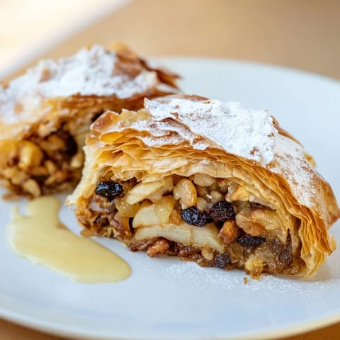 Apple Strudel with Vanilla