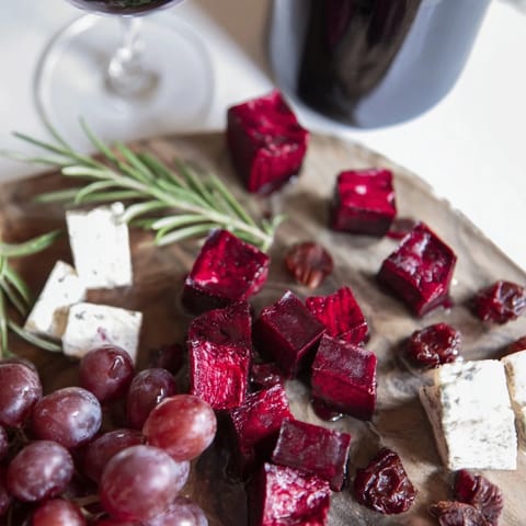 Ruby Red Wine Cheese Board