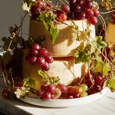 Rustic Vineyard Cheese Wheels