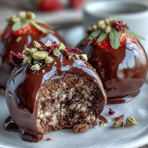 Dubai Strawberry Truffles Dark