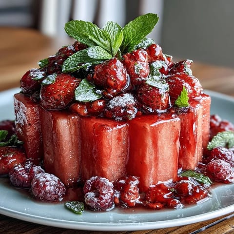 Watermelon Berry Fruit Platter