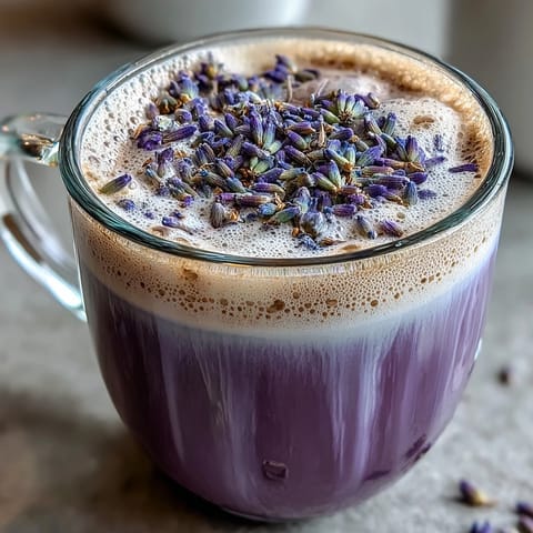 Lavender Oat Milk Latte