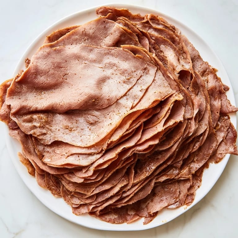 Savory Turkish Döner Meat, fragrantly spiced and slow-cooked to juicy, tender perfection.