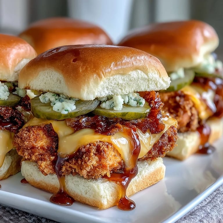 Spicy Honey Butter Chicken Sandwich Bake features pull-apart buns, crunchy tenders, and a sweet heat glaze for game day.