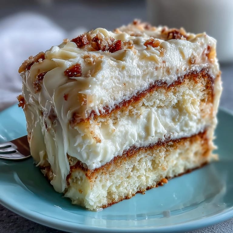 Moist Gemini Cake with heavenly yellow and white marbling, ready to be sliced.