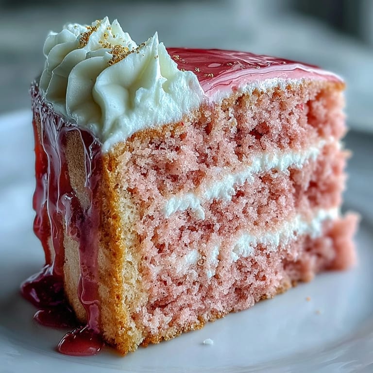 A festive, moist Rosé Velvet Cake, ready for your special occasion.