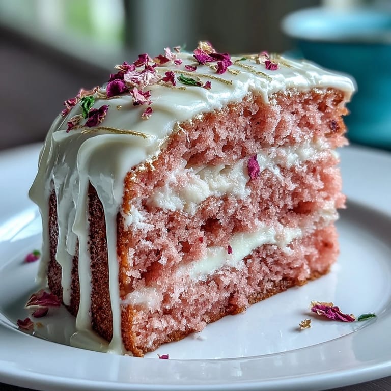 Beautifully decorated Bridal Shower Rosé Velvet Cake, ready to be sliced and enjoyed.