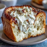 Fluffy Japanese Milk Bread loaf with golden crust, perfect for sandwiches or toast.  